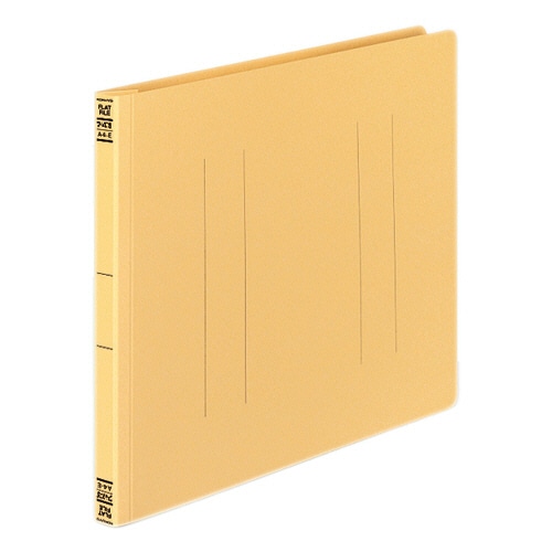 コクヨ フラットファイル(間伐材使用) A4ヨコ 150枚収容 背幅18mm 黄 フ-VK15Y 10冊/セット（ご注文単位1セット）【直送品】
