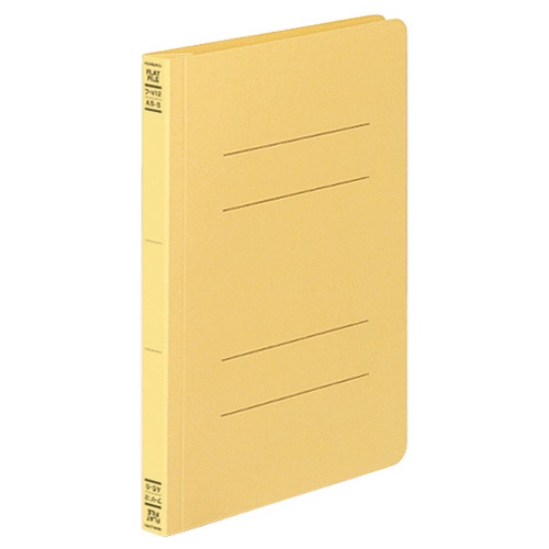 コクヨ フラットファイルV(樹脂製とじ具) A5タテ 150枚収容 背幅18mm 黄 フ-V12Y 10冊/袋(ご注文単位1袋)【直送品】