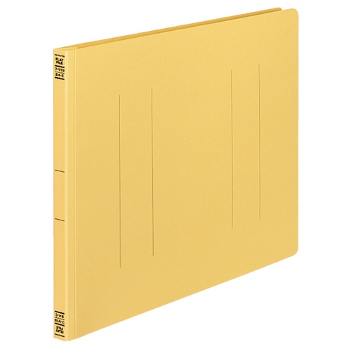 コクヨ フラットファイルV(樹脂製とじ具) B4ヨコ 150枚収容 背幅18mm 黄 フ-V19Y 10冊/袋（ご注文単位1袋）【直送品】