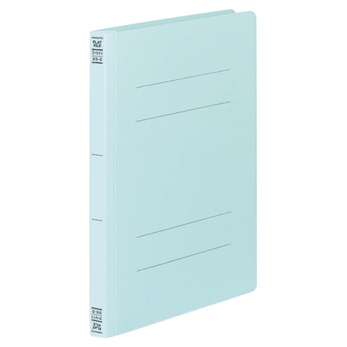 コクヨ フラットファイルV(樹脂製とじ具) B5タテ 150枚収容 背幅18mm 青 フ-V11B 10冊/袋（ご注文単位1袋）【直送品】