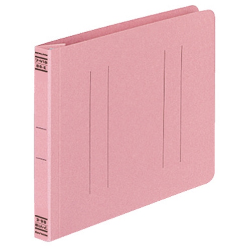 コクヨ フラットファイルV(樹脂製とじ具) B6ヨコ 150枚収容 背幅18mm ピンク フ-V18P 10冊/袋(ご注文単位1袋)【直送品】