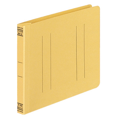 コクヨ フラットファイルV(樹脂製とじ具) B6ヨコ 150枚収容 背幅18mm 黄 フ-V18Y 10冊/袋(ご注文単位1袋)【直送品】
