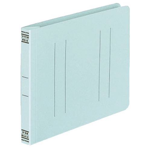 コクヨ フラットファイルV(樹脂製とじ具) B6ヨコ 150枚収容 背幅18mm 青 フ-V18B 10冊/袋(ご注文単位1袋)【直送品】