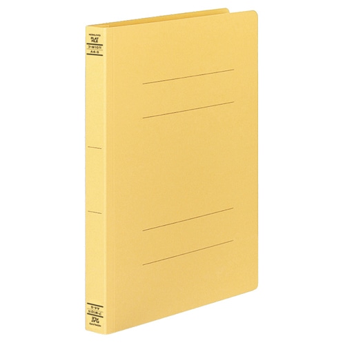 コクヨ フラットファイルW(厚とじ) A4タテ 250枚収容 背幅28mm 黄 フ-W10NY 10冊/袋(ご注文単位1袋)【直送品】