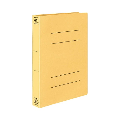 コクヨ フラットファイルX(スーパーワイド) A4タテ 400枚収容 背幅43mm 黄 フ-X10Y 10冊/セット(ご注文単位1セット)【直送品】