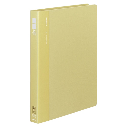 コクヨ リングファイル 発泡PP表紙 A4タテ 30穴 背幅33mm 黄 フ-F470Y 1冊(ご注文単位1冊)【直送品】