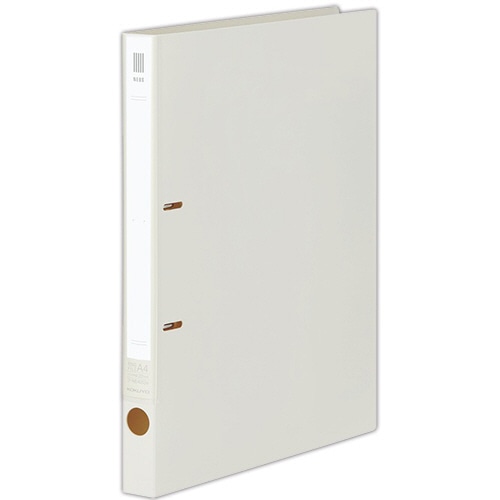 コクヨ リングファイル(NEOS) A4タテ 2穴 180枚収容 リング内径22mm 背幅27mm オフホワイト フ-NE420NW 1冊(ご注文単位1冊)【直送品】