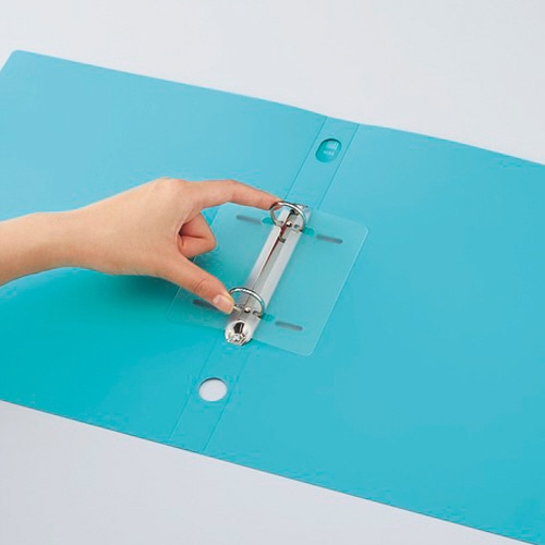 コクヨ リングファイル(NEOS) A4タテ 2穴 180枚収容 リング内径22mm 背幅27mm ライトオリーブ フ-NE420NG 1冊（ご注文単位1冊）【直送品】