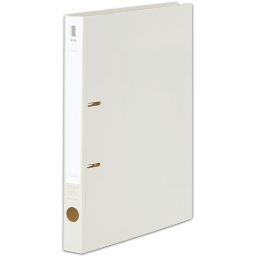 コクヨ リングファイル(NEOS) A4タテ 2穴 220枚収容 リング内径26mm 背幅33mm オフホワイト フ-NE430NW 10冊/セット（ご注文単位1セット）【直送品】