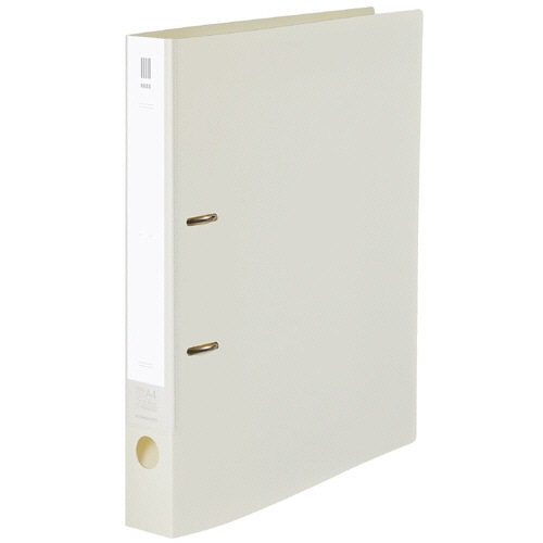 コクヨ リングファイル(NEOS) A4タテ 2穴 330枚収容 リング内径35mm 背幅42mm オフホワイト フ-NE440W 10冊/セット（ご注文単位1セット）【直送品】