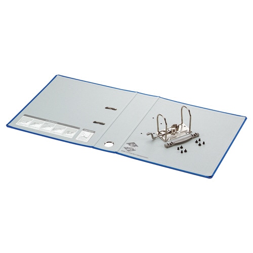 コクヨ レバッチファイル A4タテ 2穴 480枚収容 48mmとじ 背幅76mm ダークグレー フ-AL290DM 1冊(ご注文単位1冊)【直送品】