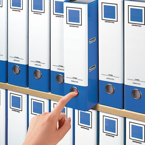 コクヨ レバッチファイル A4タテ 2穴 680枚収容 68mmとじ 背幅93mm 黄 フ-AL200Y 1冊(ご注文単位1冊)【直送品】