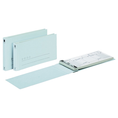 コクヨ 伝票用フラットファイル 振替伝票サイズ 2穴 150枚収容 背幅18mm 青 フ-46 10冊/セット(ご注文単位1セット)【直送品】