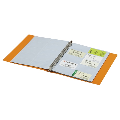 コクヨ 名刺ホルダー(POSITY) 替紙式 A4タテ 30穴 300名用 ヨコ入れ ブルー P3メイ-335B 1冊(ご注文単位1冊)【直送品】