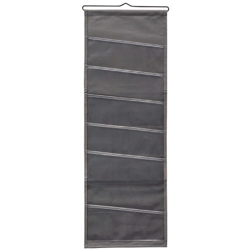 サキ ウォールストレージ A4ポケット(5＋1P) グレー W-121GR 1個（ご注文単位1個）【直送品】