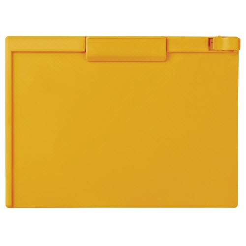 セキセイ クリップボード A4ヨコ イエロー SSS-3057P-Y 10枚/セット（ご注文単位1セット）【直送品】