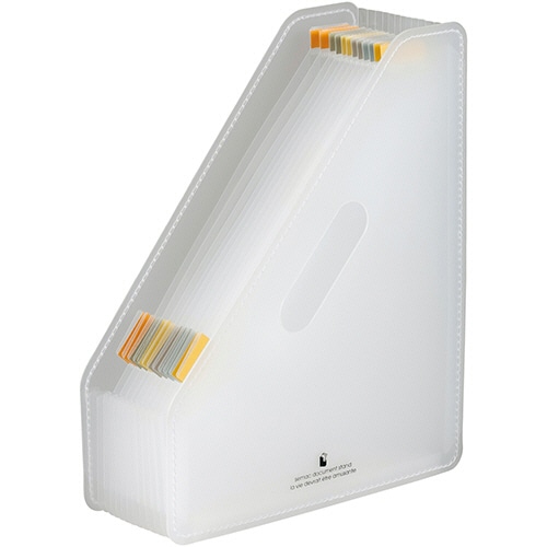 セキセイ セマック ドキュメントスタンド A4タテ 13ポケット ホワイト MA-3200-70 1冊(ご注文単位1冊)【直送品】