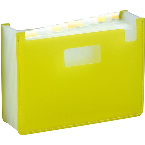 セキセイ セマック ドキュメントスタンド A4ヨコ 13ポケット ライトグリーン MA-3100-33 1冊(ご注文単位1冊)【直送品】