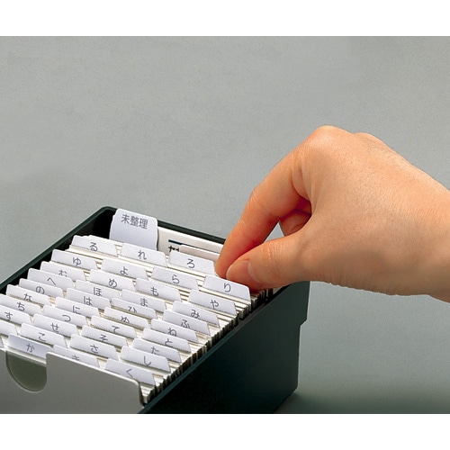 セキセイ ネームカードボックス 700名用 クリアブルー CB-700-TBU 1個(ご注文単位1個)【直送品】