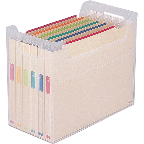 ナカバヤシ なげこみBOX(6分類) A4ヨコ ペーパーファイル6冊付 フボI-F6 10個/セット（ご注文単位1セット）【直送品】