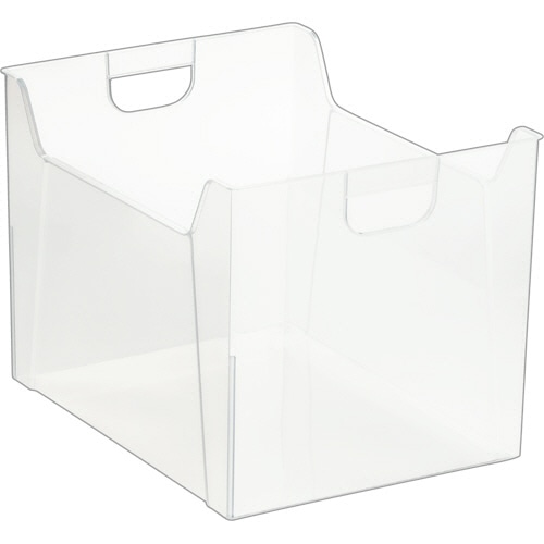 ナカバヤシ ファイルボックス A4ヨコ 背幅260mm クリア FB-E05-CR 10個/セット（ご注文単位1セット）【直送品】