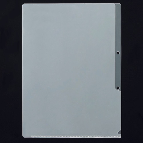 ニックス 2穴クリアホルダー A4 厚さ0.2mm MS-2-A4 10枚/袋(ご注文単位1袋)【直送品】