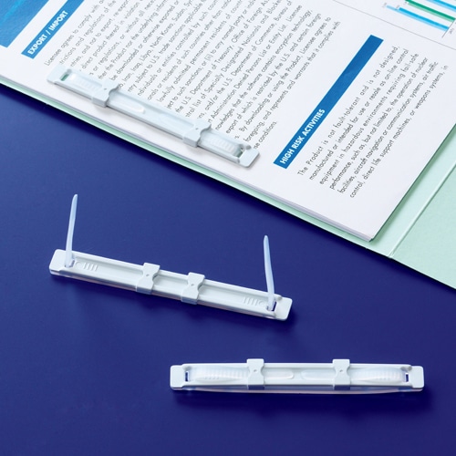 ハピラ プラとじ ミニ 足間隔80mm 長さ36mm 約150枚収容 IRFM50 50本/袋(ご注文単位1袋)【直送品】