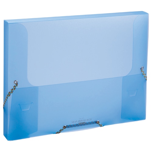 ビュートン ドキュメントボックス A4 背幅33mm ブルー NDB-A4-CB 1冊（ご注文単位1冊）【直送品】