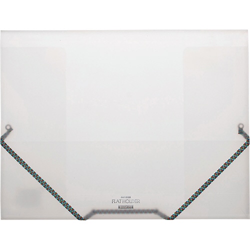 ビュートン フラットホルダー A4 50枚収容 背幅5-32mm クリヤー NFH-A4-C 1冊（ご注文単位1冊）【直送品】