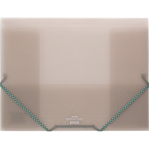 ビュートン フラットホルダー A4 50枚収容 背幅5-32mm スモーク NFH-A4-CS 1冊（ご注文単位1冊）【直送品】