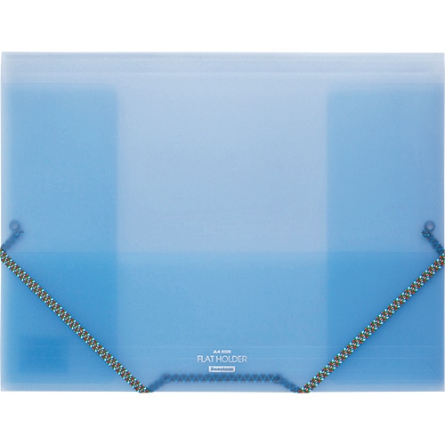 ビュートン フラットホルダー A4 50枚収容 背幅5-32mm ブルー NFH-A4-CB 1冊（ご注文単位1冊）【直送品】