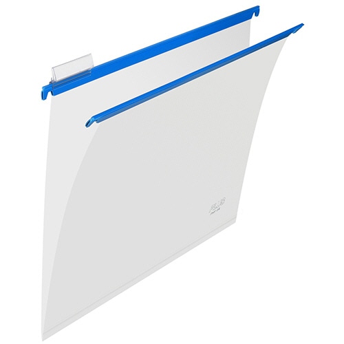プラス P.P.ハンガーフォルダー B4 ブルー PHF-B4 10冊/セット(ご注文単位1セット)【直送品】