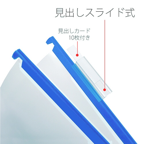 プラス P.P.ハンガーフォルダー B4 ブルー PHF-B4 10冊/セット(ご注文単位1セット)【直送品】