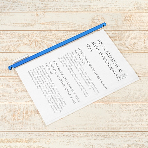 プラス P.P.ハンガーフォルダー B4 ブルー PHF-B4 10冊/セット(ご注文単位1セット)【直送品】