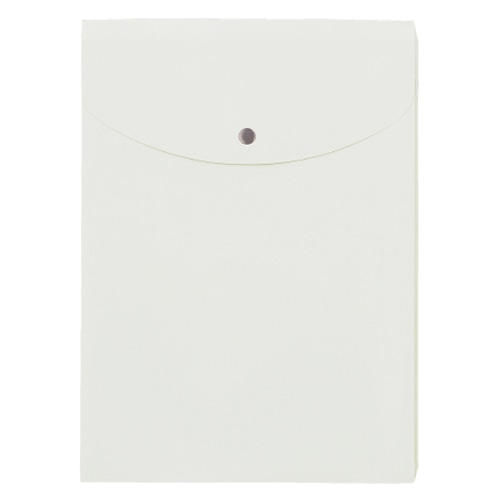 プラス シンプルワーク ポケット付エンベロープ マチ付 A4タテ ホワイト FL-120CH 1枚（ご注文単位1枚）【直送品】