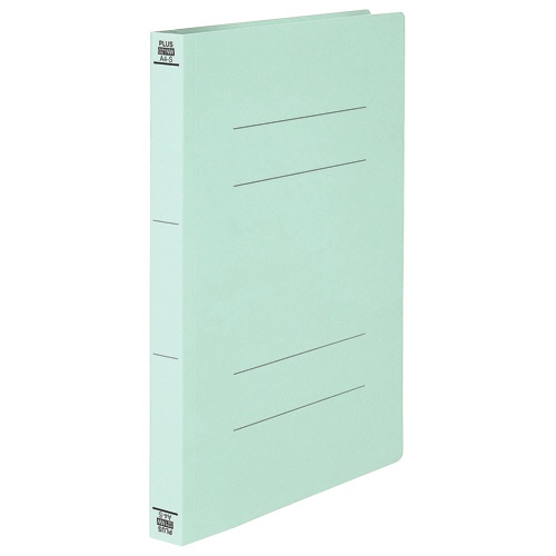 プラス フラットファイル 厚とじ300 樹脂製とじ具 A4タテ 背幅28mm ブルー No.021NW 10冊/セット（ご注文単位1セット）【直送品】