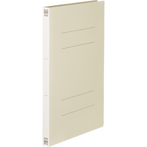 プラス フラットファイル 樹脂とじ具 A4タテ 150枚収容 背幅18mm アイボリー No.021N 10冊/セット(ご注文単位1セット)【直送品】