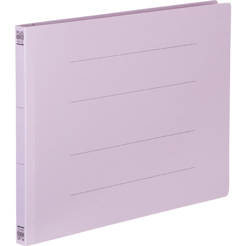 プラス フラットファイル 樹脂とじ具 A4ヨコ 150枚収容 背幅18mm バイオレット No.022N 10冊/セット(ご注文単位1セット)【直送品】