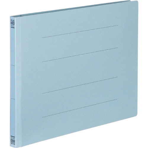 プラス フラットファイル 樹脂とじ具 A4ヨコ 150枚収容 背幅18mm ロイヤルブルー No.022N 10冊/セット(ご注文単位1セット)【直送品】