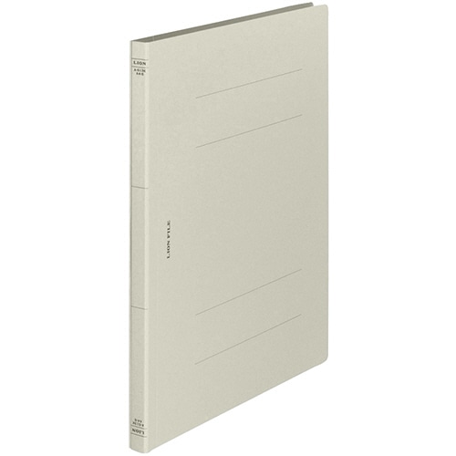 ライオン事務器 フラットファイル(環境) 樹脂押え具 A4タテ 150枚収容 背幅18mm グレー A-513KA4S 10冊/セット(ご注文単位1セット)【直送品】
