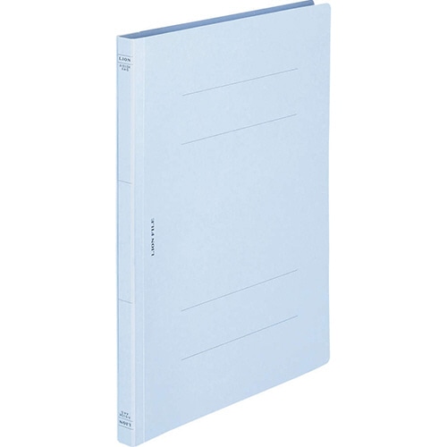 ライオン事務器 フラットファイル(環境) 樹脂押え具 A4タテ 150枚収容 背幅18mm ライトブルー A-510KA4S 10冊/セット(ご注文単位1セット)【直送品】