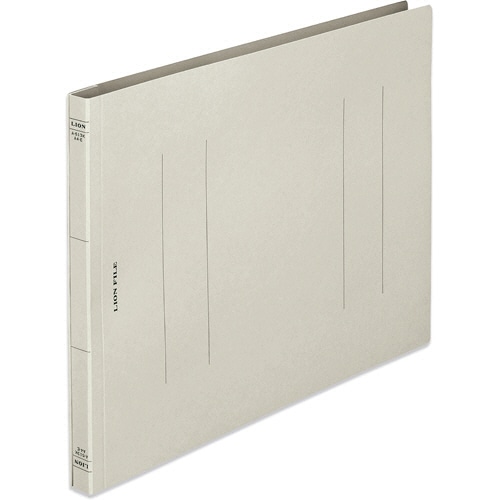 ライオン事務器 フラットファイル(環境) 樹脂押え具 A4ヨコ 150枚収容 背幅18mm グレー A-513KA4E 10冊/セット(ご注文単位1セット)【直送品】