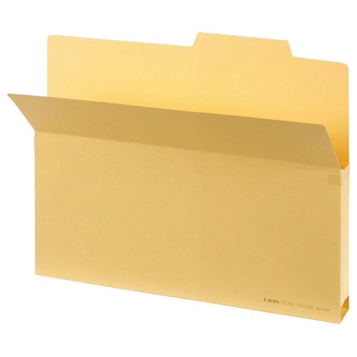 ライオン事務器 持出しフォルダー A4 クリーム A4-APF 10冊/セット(ご注文単位1セット)【直送品】