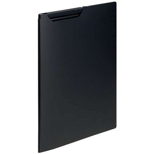 リヒトラブ Noir×noir クリップファイル A4 黒 約20枚収容 F-5903 1冊（ご注文単位1冊）【直送品】