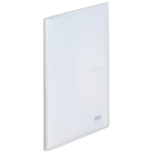 リヒトラブ soeru クリヤーブック A4タテ 10ポケット 背幅8mm フロストクリヤー N-8100-1 1冊（ご注文単位1冊）【直送品】