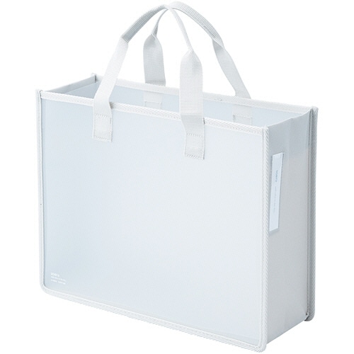 リヒトラブ soeru ストレージバッグ A4ヨコ フロストクリヤー A-8800-1 1個（ご注文単位1個）【直送品】