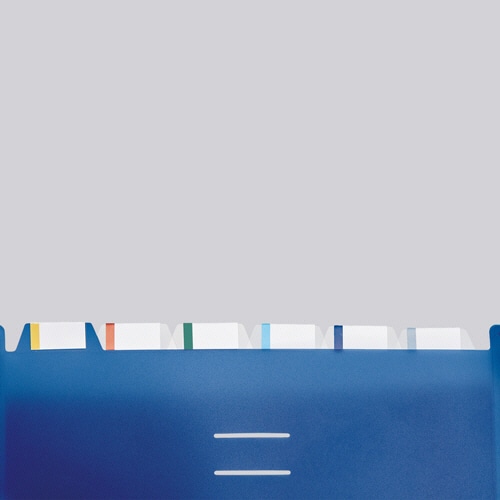 リヒトラブ soeru スリムドキュメントファイル(ヨコ型) A4 6ポケット インディゴブルー A-8700-11 1冊(ご注文単位1冊)【直送品】