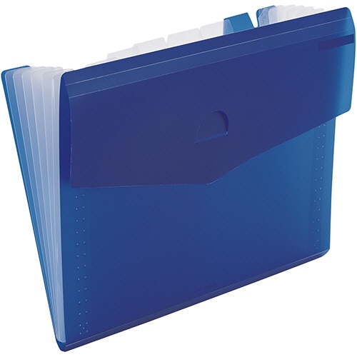 リヒトラブ soeru スリムドキュメントファイル(ヨコ型) A4 6ポケット インディゴブルー A-8700-11 1冊(ご注文単位1冊)【直送品】