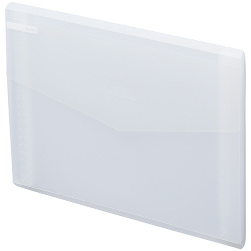 リヒトラブ soeru スリムドキュメントファイル(ヨコ型) A4 6ポケット フロストクリヤー A-8700-1 1冊(ご注文単位1冊)【直送品】