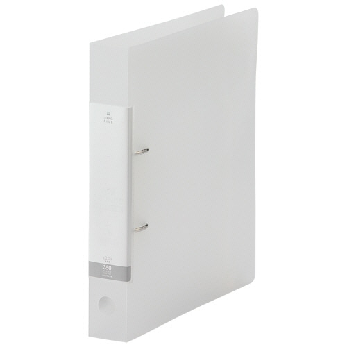 リヒトラブ リクエスト D型リングファイル A4タテ 2穴 350枚収容 35mmとじ 背幅46mm クリヤー G2230-1 1冊（ご注文単位1冊）【直送品】